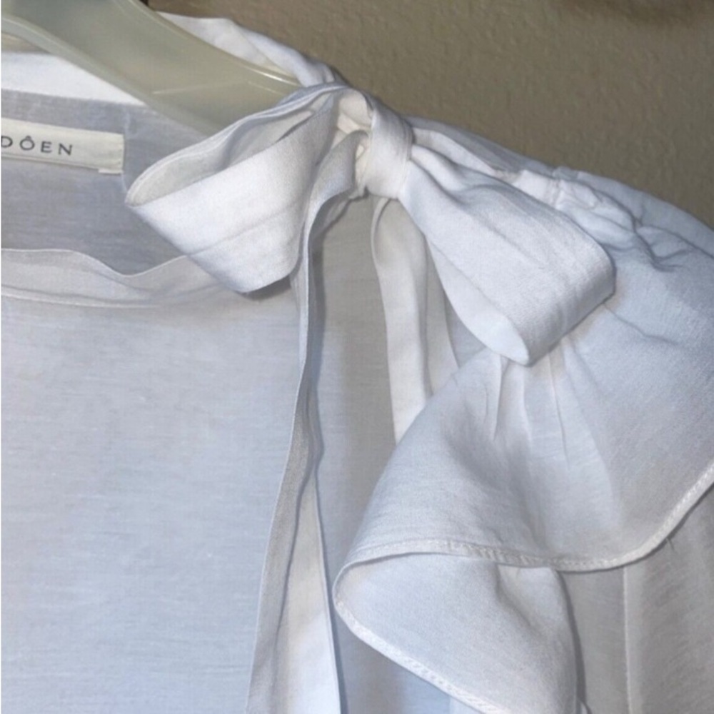 Doen White Ruffle Blouse - Picture 6 of 10